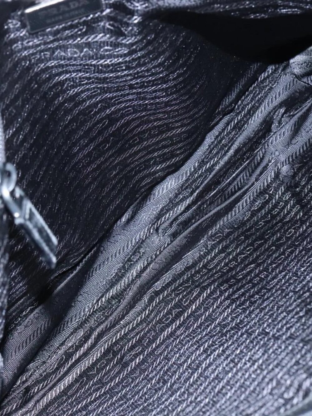 PRADA Shoulder Bag Nylon Black Auth yk16281 - Picture 11 of 16